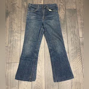 Dark Washed Flare Jeans